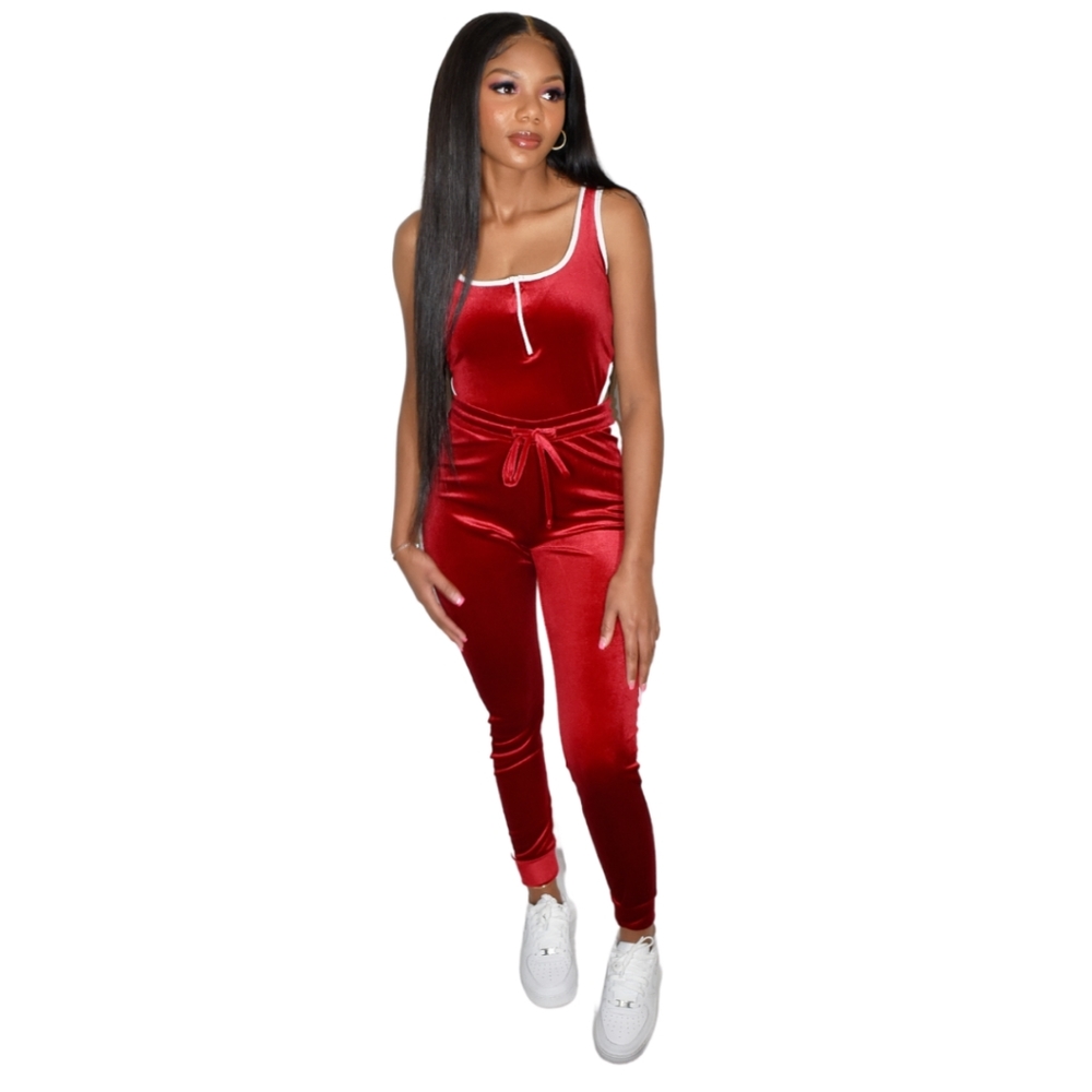 2-piece Velour Track Suit